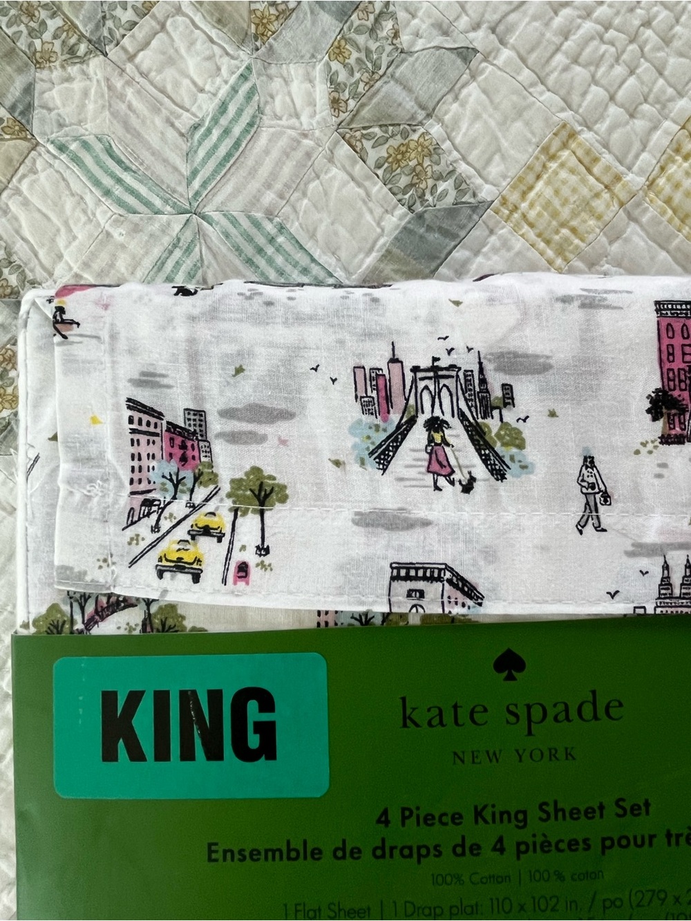 kate spade New York King Sheet Set - Picture 3 of 4